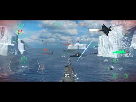 Damage of T2 Ship Caio Duilio with 3 Buckshot guns! Modern Warship.