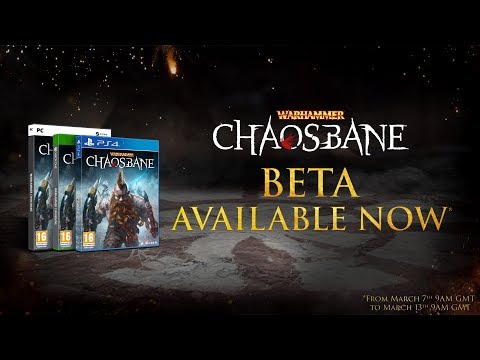 Warhammer: Chaosbane - Beta Launch Trailer (PEGI) thumbnail