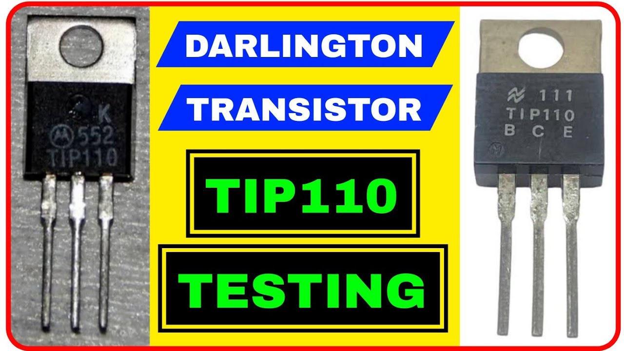TIP110 DARLINGTON TRANSISTOR TESTING WITH MULTIMETER 🆕 | How to Check TIP110 NPN POWER TRANSISTOR ✔️