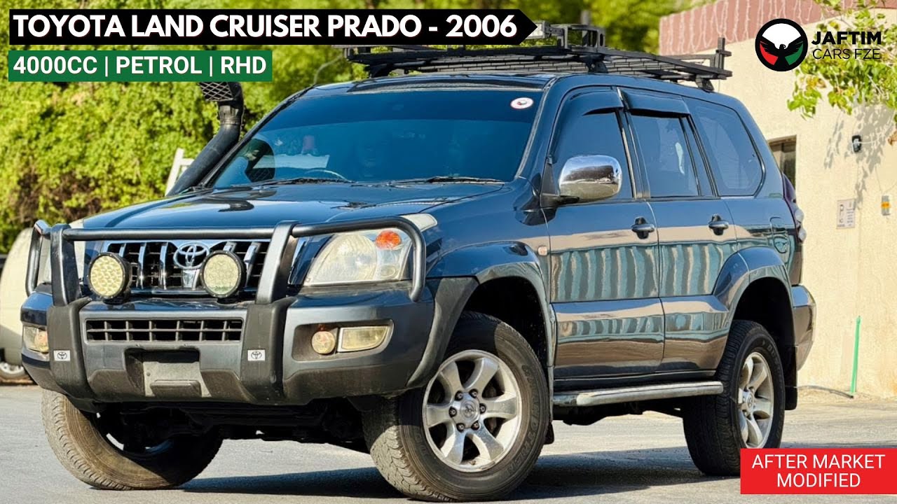 Toyota Prado 4.0 PETROL ENGINE | MANUAL TRANSMISSION | ROOF RACK - FRONT BUMPER WITH LED LIGHTS | RHD video