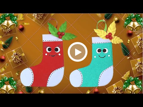 DIY Christmas socks | Christmas crafts | Christmas decoration