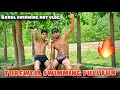 Indian Desi Boys Tubewell Swimming Rahul Tubewell Bathing Hot Vlog Village Boy Tubewell Swimming