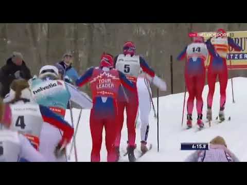 2015/16 fondo 10,5 km tc mass start donne Montréal (Ski Tour Canada) - Johaug, Weng, Jacobsen