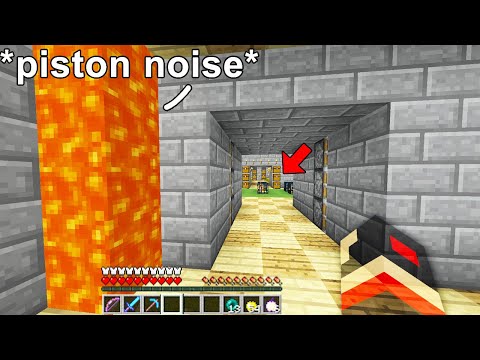 Twin Plays - I found these kids Epic Minecraft Base with SECRET Redstone Contraptions.. It was EXTREME!