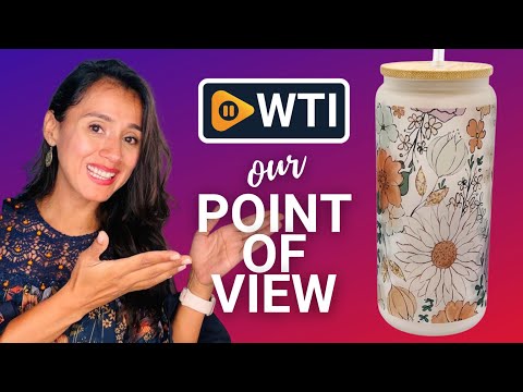 20oz Frosted Glass With Bamboo Lid and Plastic Straw - Floral Design (Floral #1 - WTI product video review