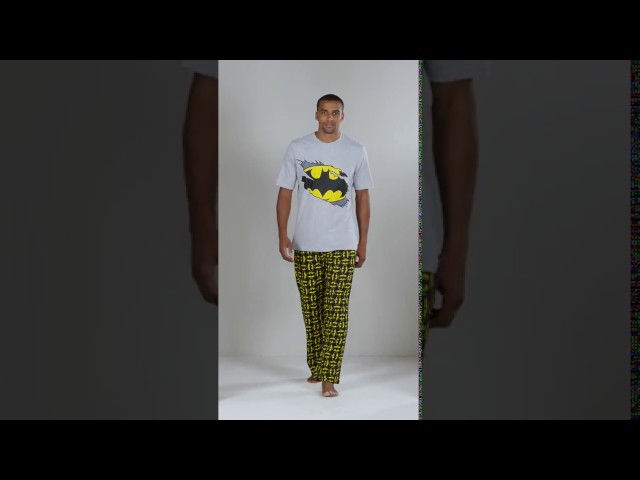 Vídeo relacionado con DC Comics Batman - Pijama de Manga Corta para Niños - 100% Algodón - 5-6 Años: 116cm