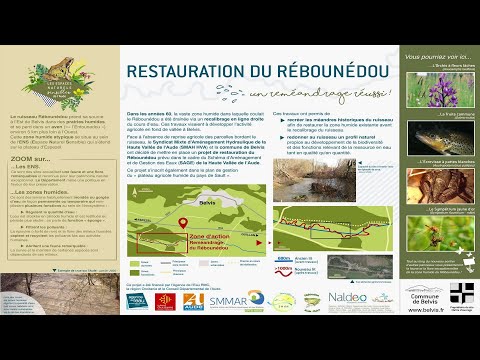 Travaux de restauration du Rébounédou : un reméandrage réussi