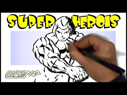 Curso de Desenho: Como Desenhar Super Herois (How to Draw Superheroes)