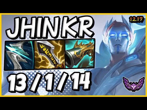 Jhin ADC vs Lucian / Korea Master / Patch 12.17 / Season 12 [ 13 / 1 / 14 ] 🔰