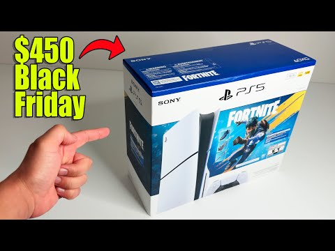 PlayStation 5 Fortnite Flowering Chaos Bundle for Black Friday | Unboxing, Setup & Review