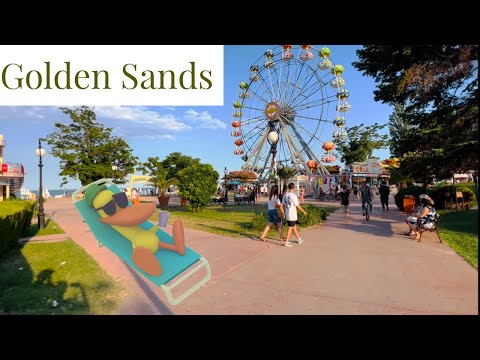 4K Walking Tour | Golden Sands, Bulgaria 🇧🇬 2022