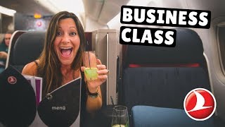 20+ Hours in Turkish Airlines BUSINESS CLASS + Incredible Istanbul Business Lounge - YouTube