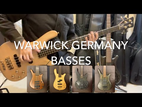 Warwick Basses Comparison：Corvette vs  Streamer vs  Thumb vs  Vampyre
