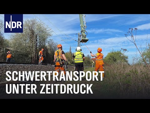 Video Thumbnail: Schwerlasttransporte mit Heli, Schiff und LKW | Die Nordreportage | NDR Doku