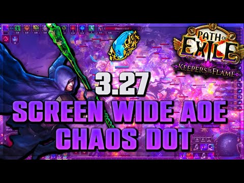 Chaos Dot Blight of Contagion Trickster Leaguestarter Build Guide - Path of Exile 3.27