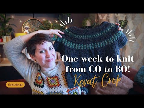 One week knit from cast-on to bind-off - Ep. 39 - Hanging on by a thread knitting podcast