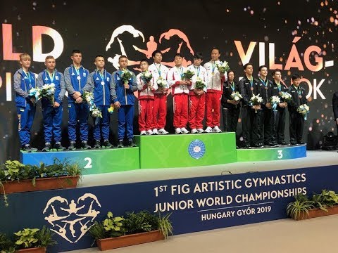 Gyor - Junior WCh: All around Men's Team - Highlights