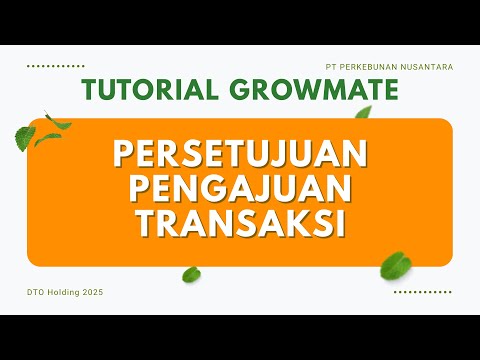 Persetujuan Pengajuan Transaksi