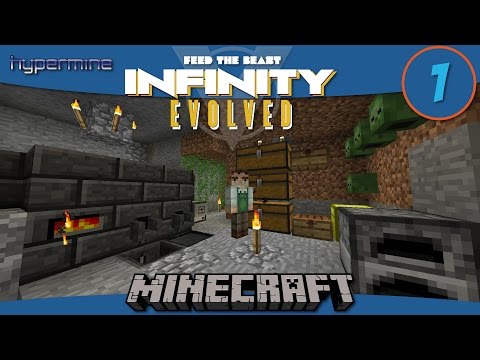 Minecraft Mods: Getting started with Tinker's Construct and Turtles in FTB Infinity Evolved - E1