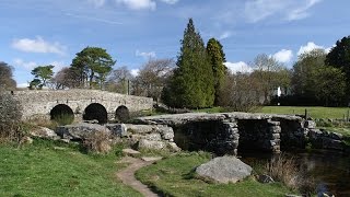 preview picture of video 'Postbridge medieval clapper bridge'