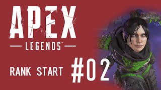 APEX初めました「ランク戦デビュー」 FPS初心者ゲーム実況配信 #02