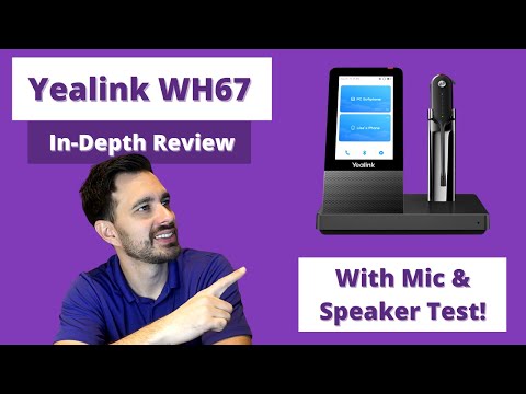 Ausinės Yealink WH67 video