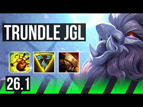 TRUNDLE vs KHA'ZIX (JGL) | Perfect KDA: 17/0/8 | EUW Master | 26.1