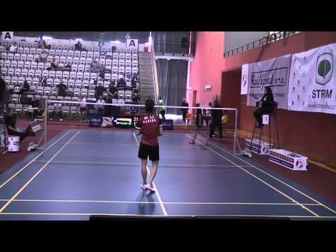 MMČR badminton 2014 WS  Li MICHELLE - Kati TOLMOFF game 3