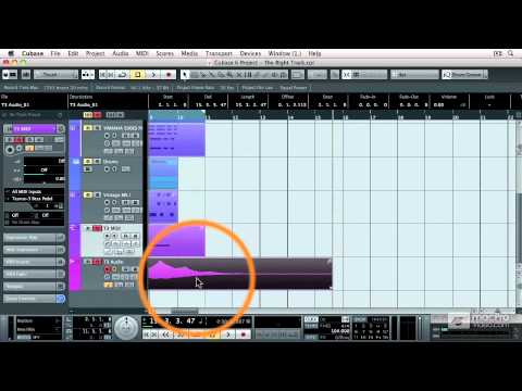Cubase 6 104: Working With MIDI – 36 Converting MIDI and Instrument Tracks to Audio Tracks