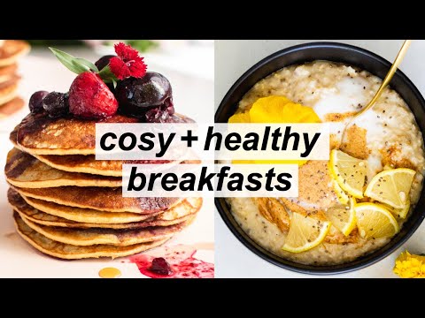 3 Cosy + Healthy Breakfast Ideas - Good for Weight-loss Recipes (gluten-free, dairy-free, vegan alt)