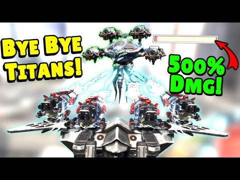 I Destroyed 2 Titans With 4x DRAGOON BEHEMOTH War Robots 500% DMG MK3 Gameplay WR