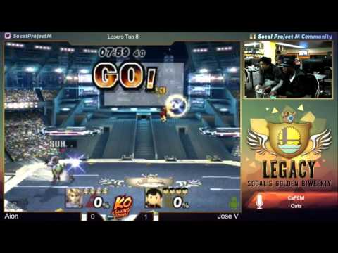 Legacy Vol. 6- Loser's Top 8: Aion (Sonic, Link) vs Jose V (Ness)