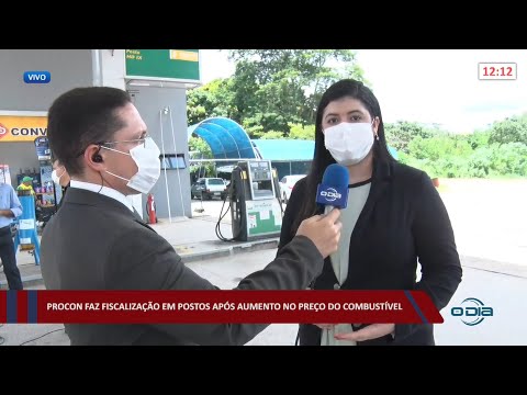 PROCON faz fiscalização em postos após aumento no preço do combustível 25 02 2022