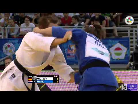 Judo 2014 Grand Prix Budapest: Marzok (GER) - Matic (CRO) [-70kg] final