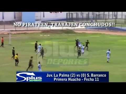 JUV. LA PALMA (2) vs (0) SPORTING BARRANCO - FÚTBOL HUACHANO - FECHA 11/2015.