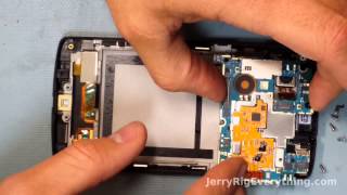 LG Nexus 5 Charging port fix, Cracked Screen Repair, complete tear down,