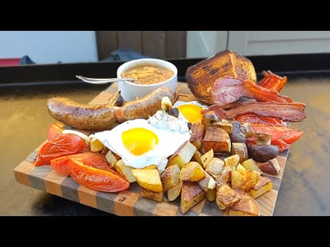 St. Patrick's Day Breakfast on the Griddle (Irish Fry Up!)