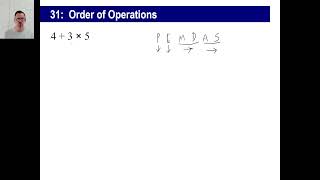 Saxon Math - Pre-Algebra 1/2: 3rd Edition (Lesson 31) - Order of Operations