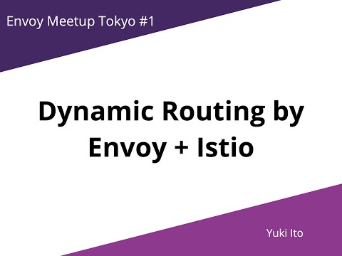 Dynamic Routing by Envoy + Istio