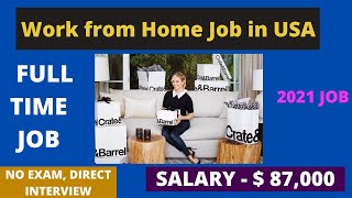 Work from Home Job-Crate and Barrel Now Hiring Customer Service Associate | Best Jobs Opportunities
