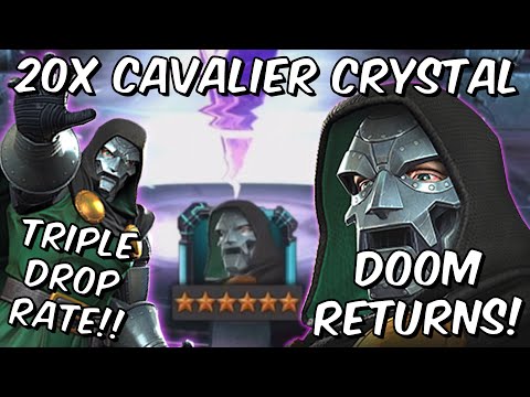 20x 6 Star Doctor Doom Cavalier Crystal Opening! - Doom Returns 2020 - Marvel Contest of Champions