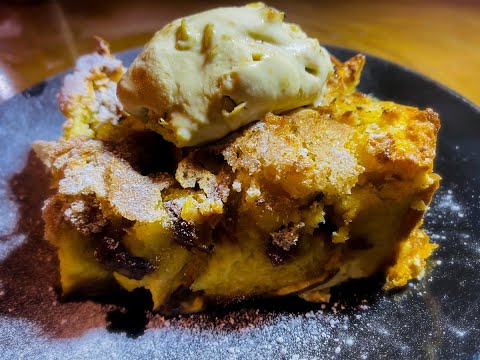 Italian Bread and Butter Panettone Pudding