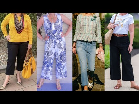ATUENDOS SENCILLOS Y ELEGANTES para SEÑORAS DE 50 60 70 AÑOS con TENDENCIAS de MODA 2024