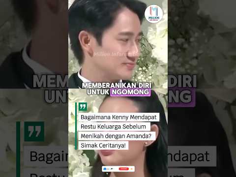VIRAL TERBARU! 🤩 Cara Kenny Mendapat Restu Keluarga Amanda Sangat Gentleman😎 #amandamanopo #seleb