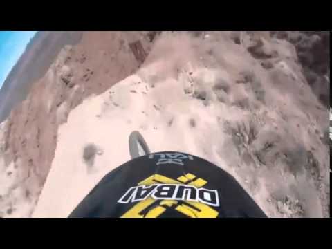 Stomach churning moment Nicholi Rogatkin falls off of CLIFF