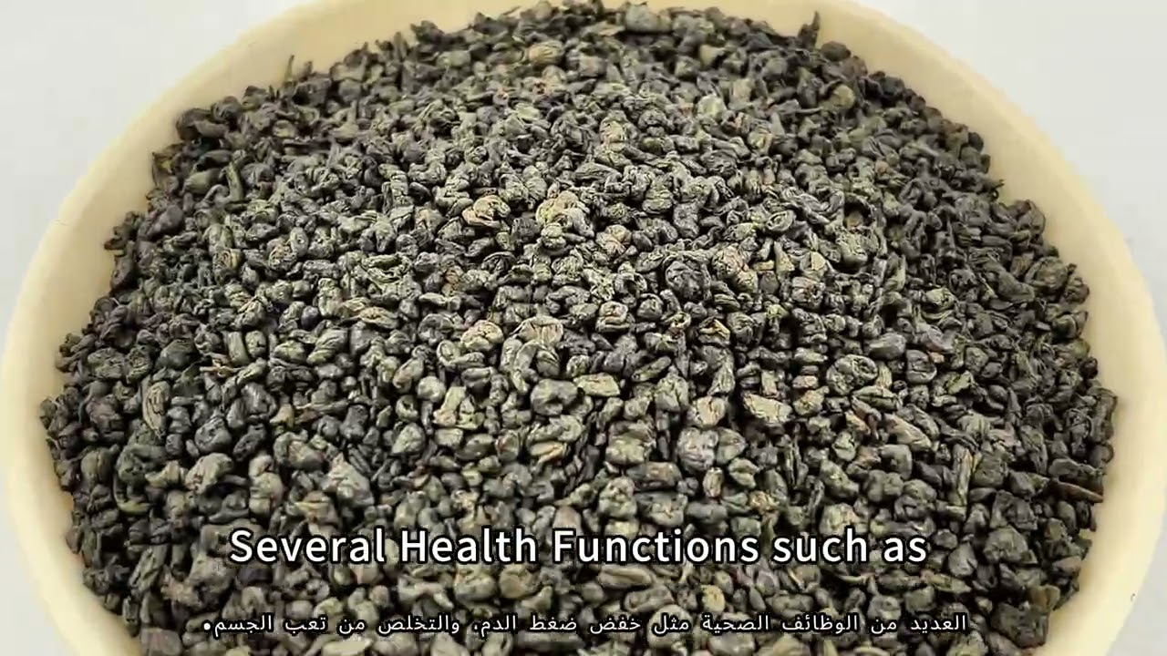 EU Standard Low Pesticide Residue China Gunpowder Green Tea 3505AA （SULTAN al assala quality)