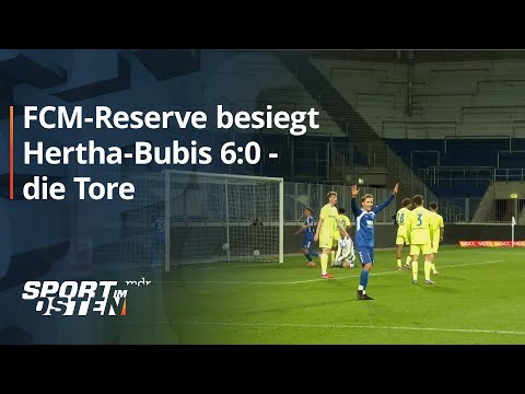 Reserve des 1. FC Magdeburg spielt Hertha-Bubis an die Wand - die Tore | Sport im Osten | MDR