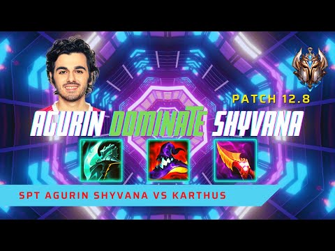AGURIN DOMINATES ON SHYVANA! - SPT Agurin Plays Shyvana Jungle vs Karthus! | LoL Patch 12.8