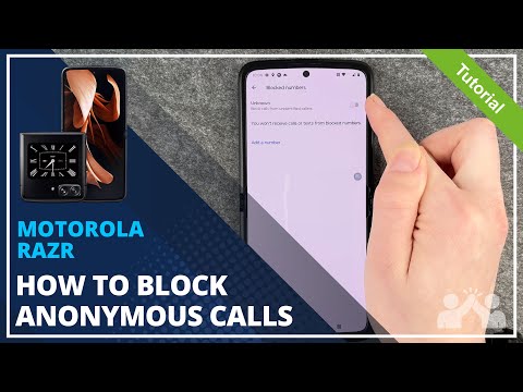 Motorola Razr - How to block numbers • 📱 • 👤 • ⛔️ • Tutorial