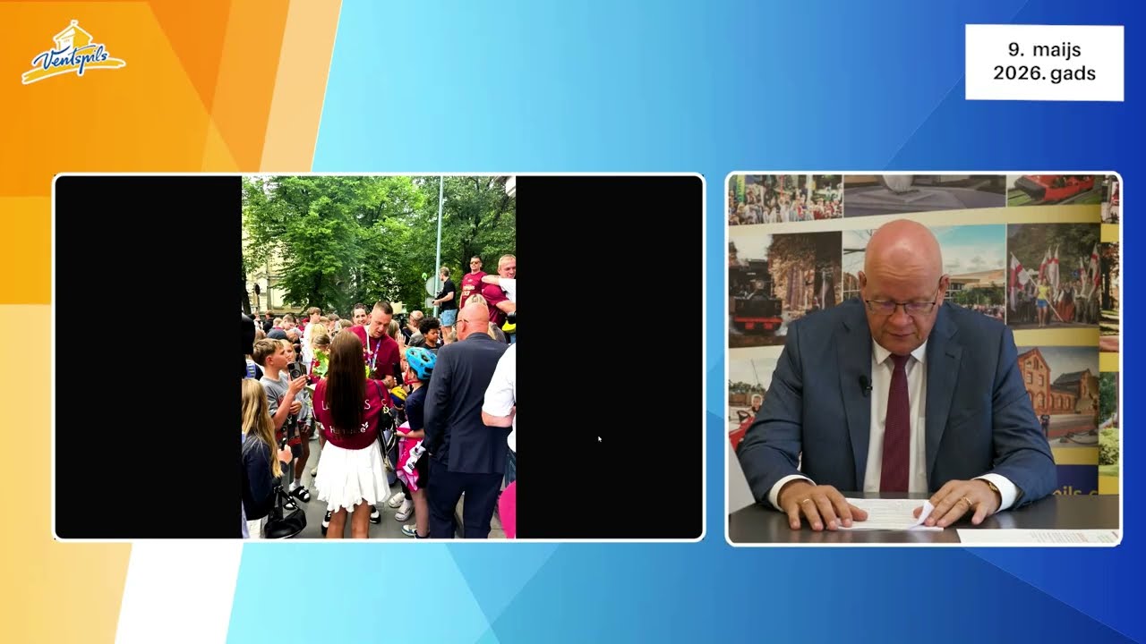 VIDEO: G.Blumbergs par Ventspils pilsētas aktualitātēm – 09.06.2026.